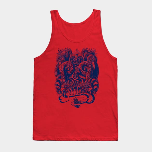 Tlaloc Tank Top by qetza